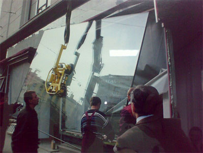 витрины из стекла